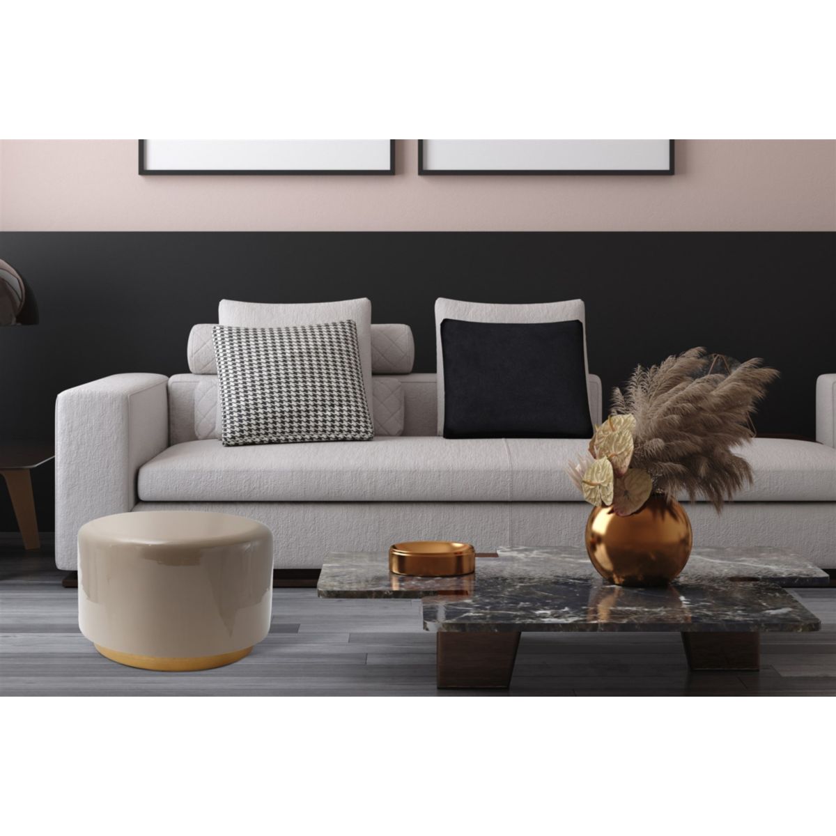 Beistelltisch Art Deco 275 grau Bild 3