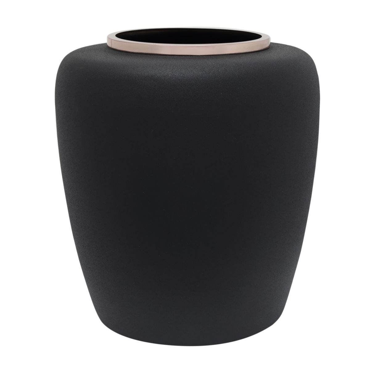 Vase Art Deco 2025 schwarz rosegold