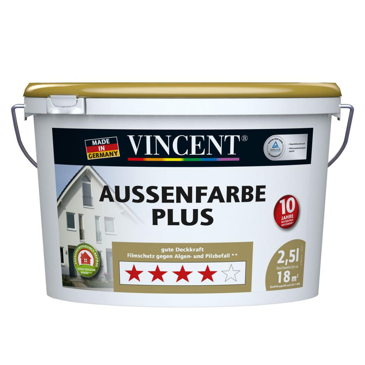 Vincent Außenfarbe Plus 2,5 L