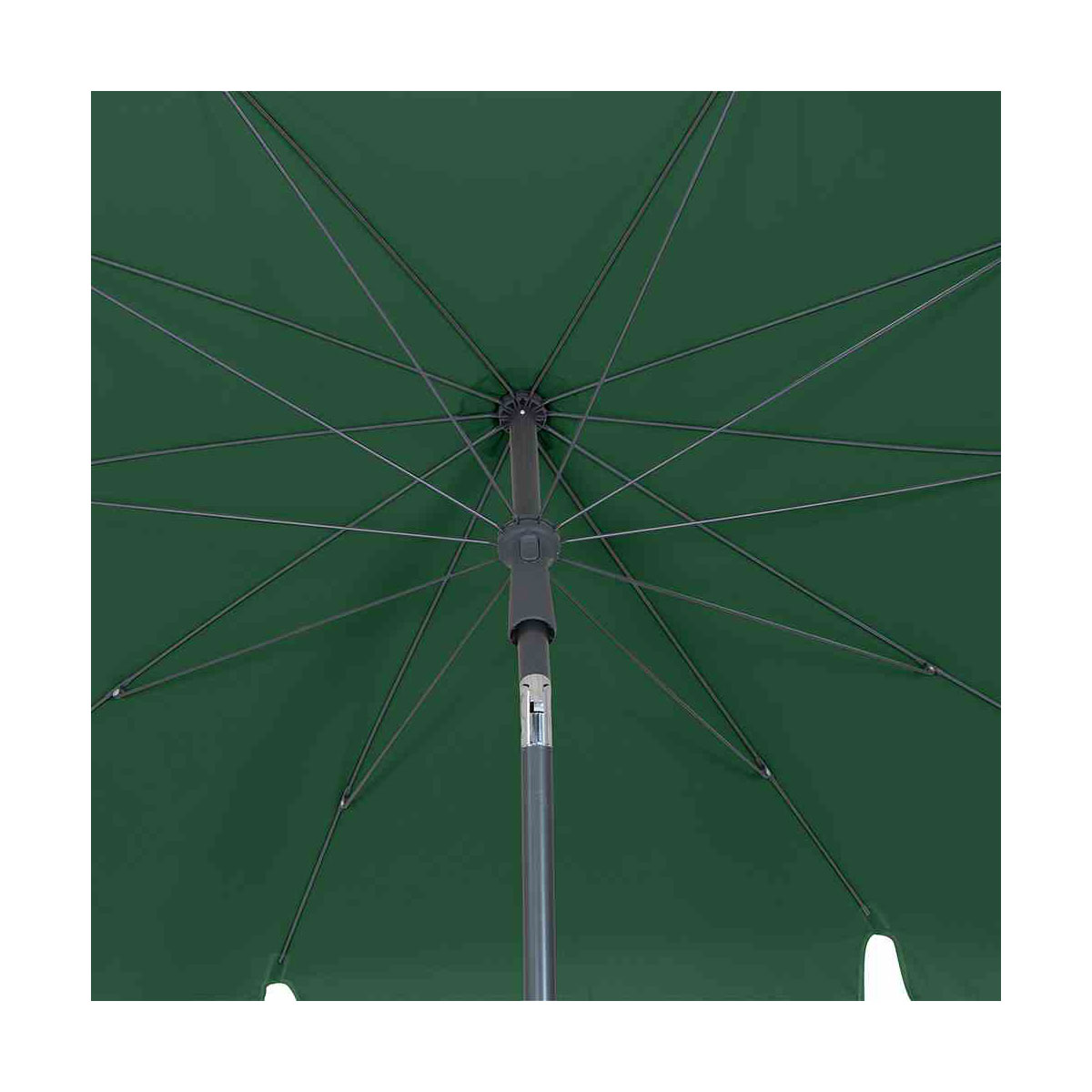 Siena Garden Mittelstockschirm Tropico 210 x 140 cm grün Bild 6