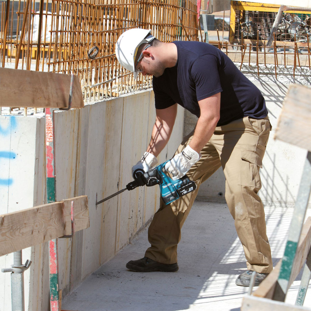 Makita Akku-Kombihammer-Set DHR243RTJ mit Akku 4-teilig Bild 2