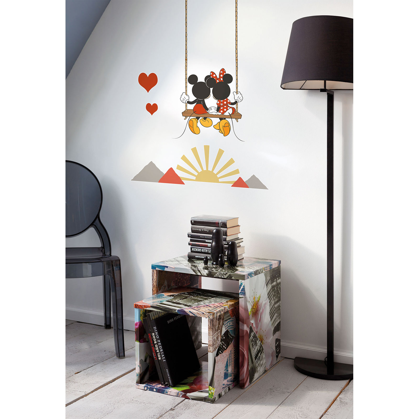 Komar  Wandtattoo Mickey Swing 50x70 cm