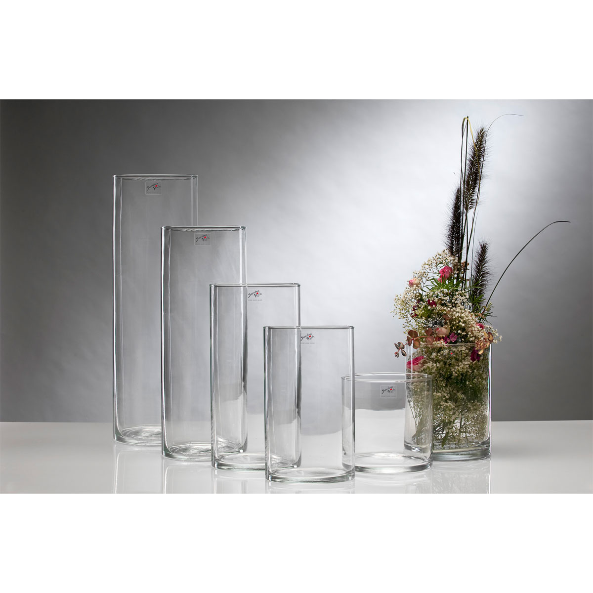 Vase Cyli Durchmesser 15 x 40 cm Bild 2