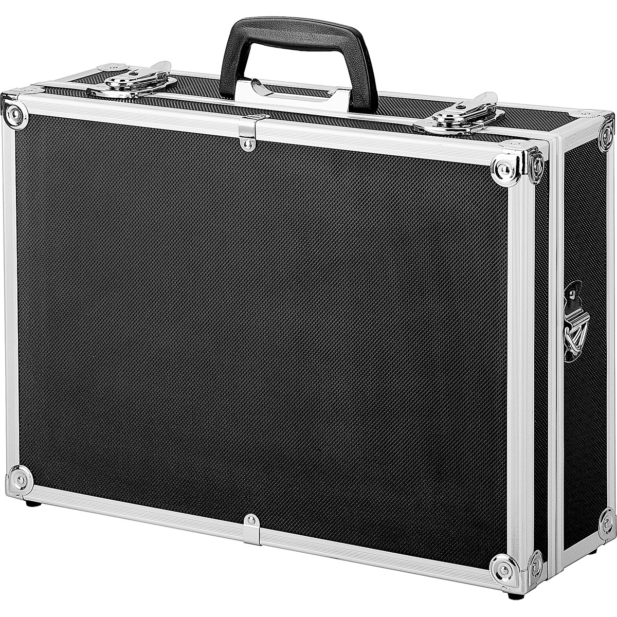 Basic Werkzeugkoffer Aluminium schwarz