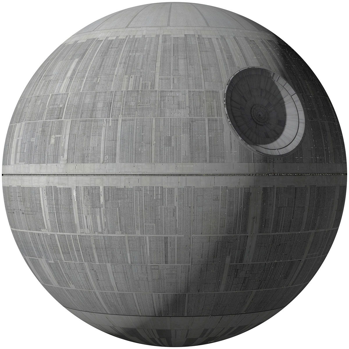 Komar  Selbstklebende Vlies Wandtattoo Star Wars XXL Death Star 127x127 cm Bild 2
