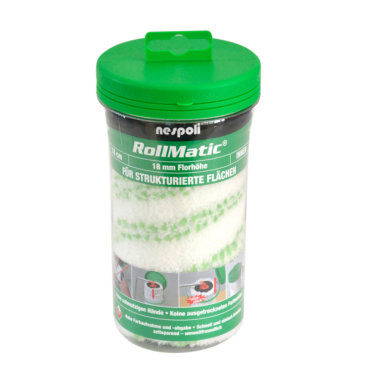 NESPOLI RollMatic Farbwalze 18 mm 18 cm