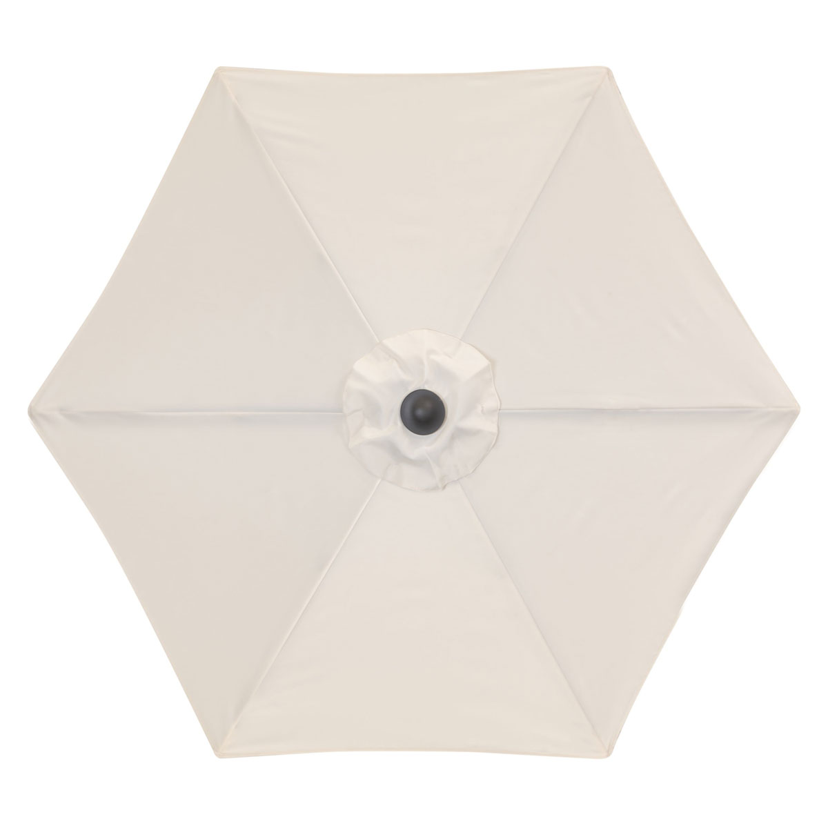 Doppler Kurbelschirm Basic Lift Neo 180 180 cm 6-teilig mit Höhenverstellung natur Bild 4