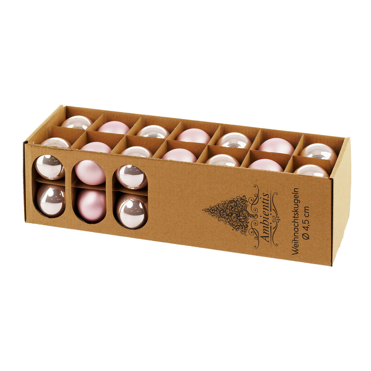 Ambientis Glaskugeln 4,5 cm rosa Mix Bild 2