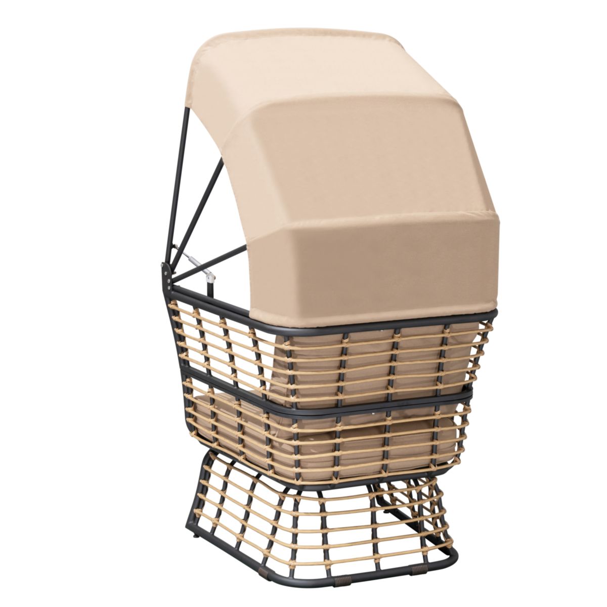 Garden Pleasure Relaxsessel PAROS Aluminium, Spun-Polyester, beige Bild 3