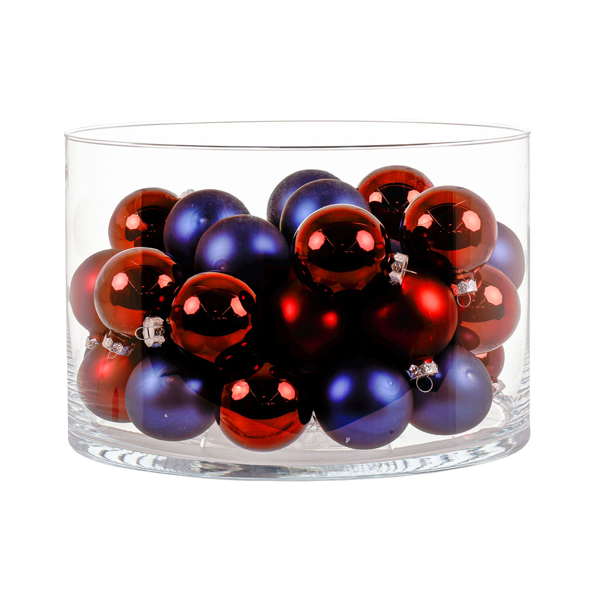 Ambientis Glaskugeln 6 cm braun blau Mix