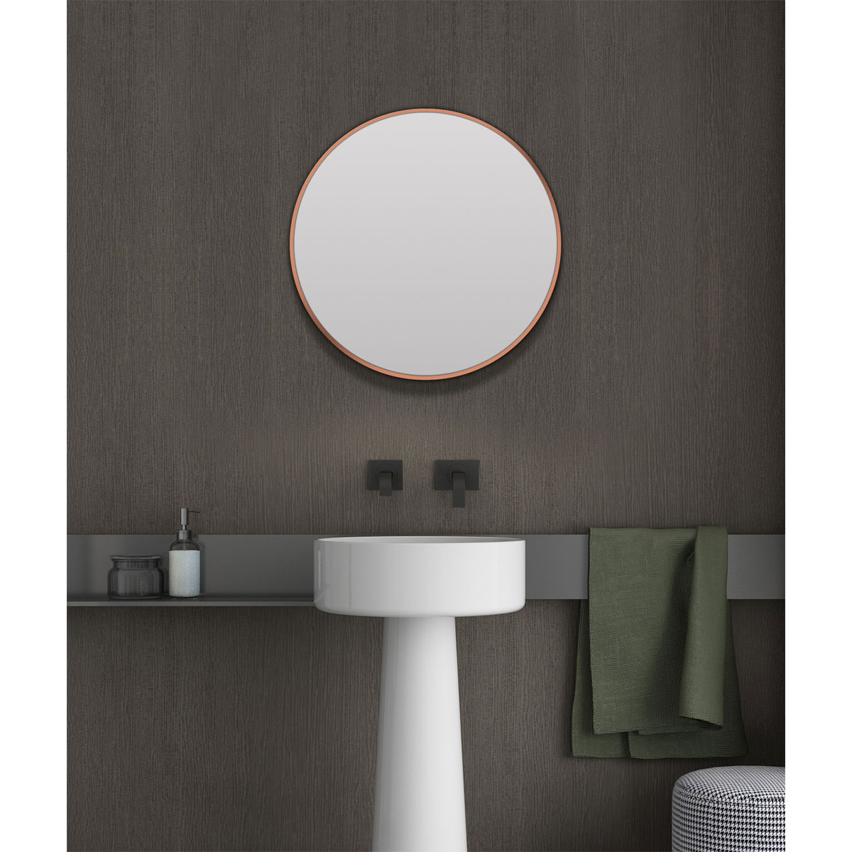 DSK  Design Spiegel Copper Excellent Dm 60 cm Bild 5