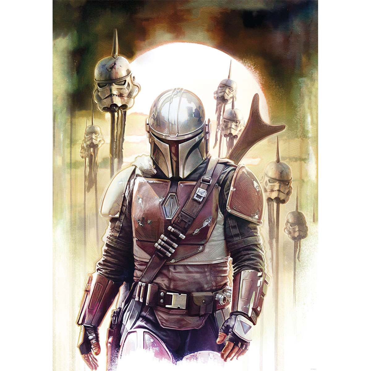 Komar  Vlies Fototapete Star Wars The Mandalorian Big Impaler 200x280 cm Bild 2