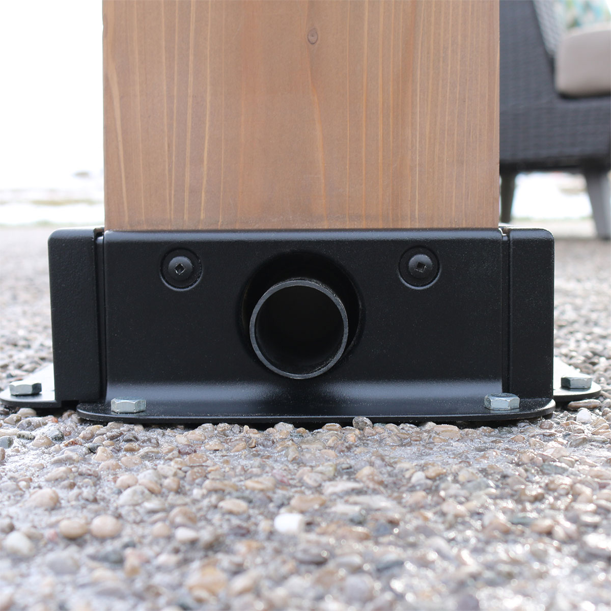 Westmann Pavillon Karl inkl. Lamellendach 396x335x251cm Natur Weiß Bild 9