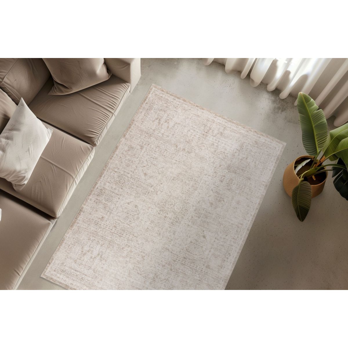 Amora 259 Creme 80cm x 150cm Bild 4