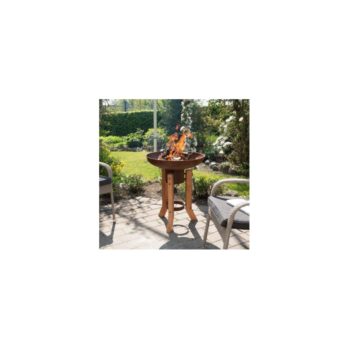 REDFIRE Feuerstelle Woody mit Dreibein handgefertigt Bild 1