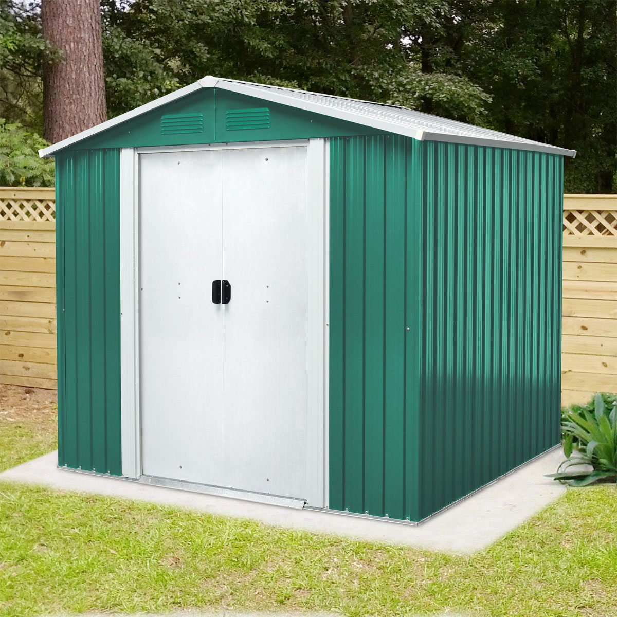 Pergart Gerätehaus Köln II 3,7m² weiß Bild 5