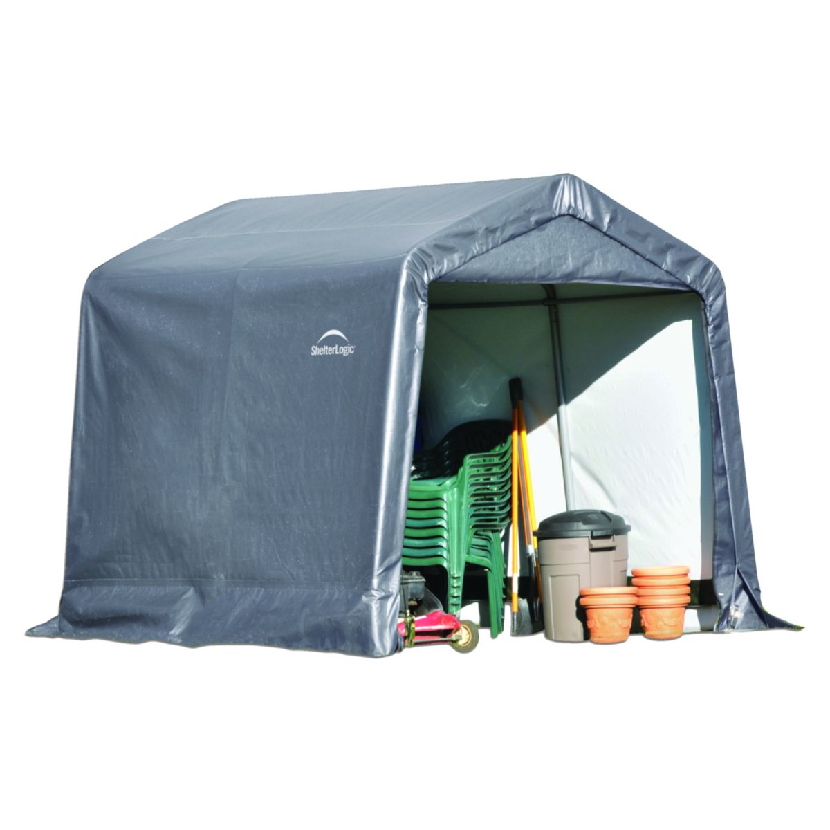 ShelterLogic Zeltgarage Gerätehaus 5,76 m² 240x240x240 cm