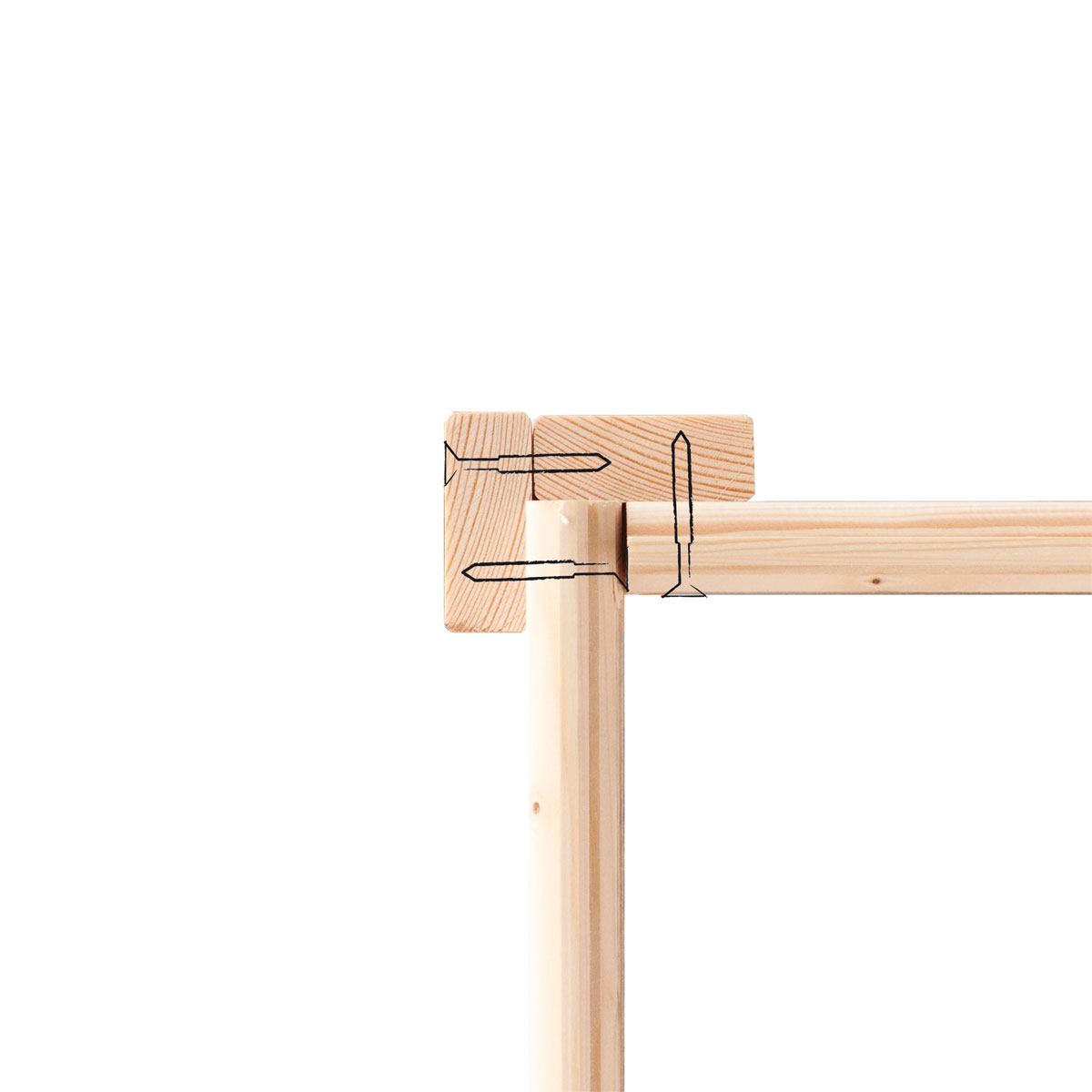 Karibu  Blockbohlenhaus Dana naturbelassen Bild 7