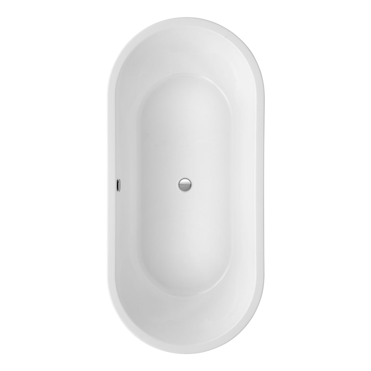 Ottofond Freistehende Badewanne Carney 190 x 89,5 cm weiß