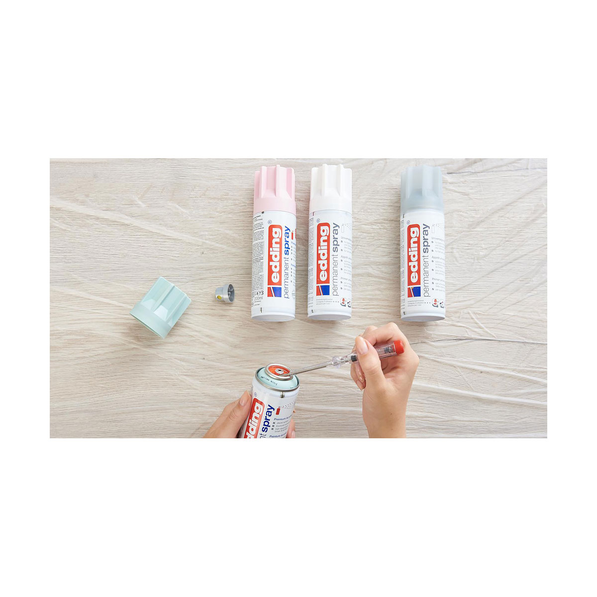 Edding  Spray 5200 Universalgrundierung grau Bild 4