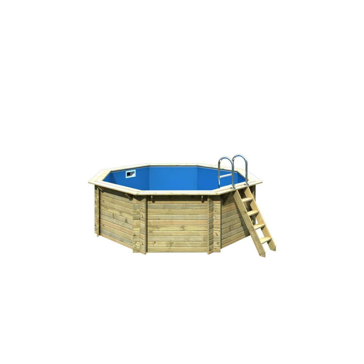 Karibu Pool 1 Variante A inkl Holzdeck Bild 2