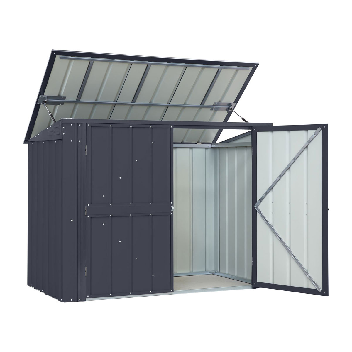 Vitavia Mülltonnenbox Easy 1,6m² schwarz Bild 3