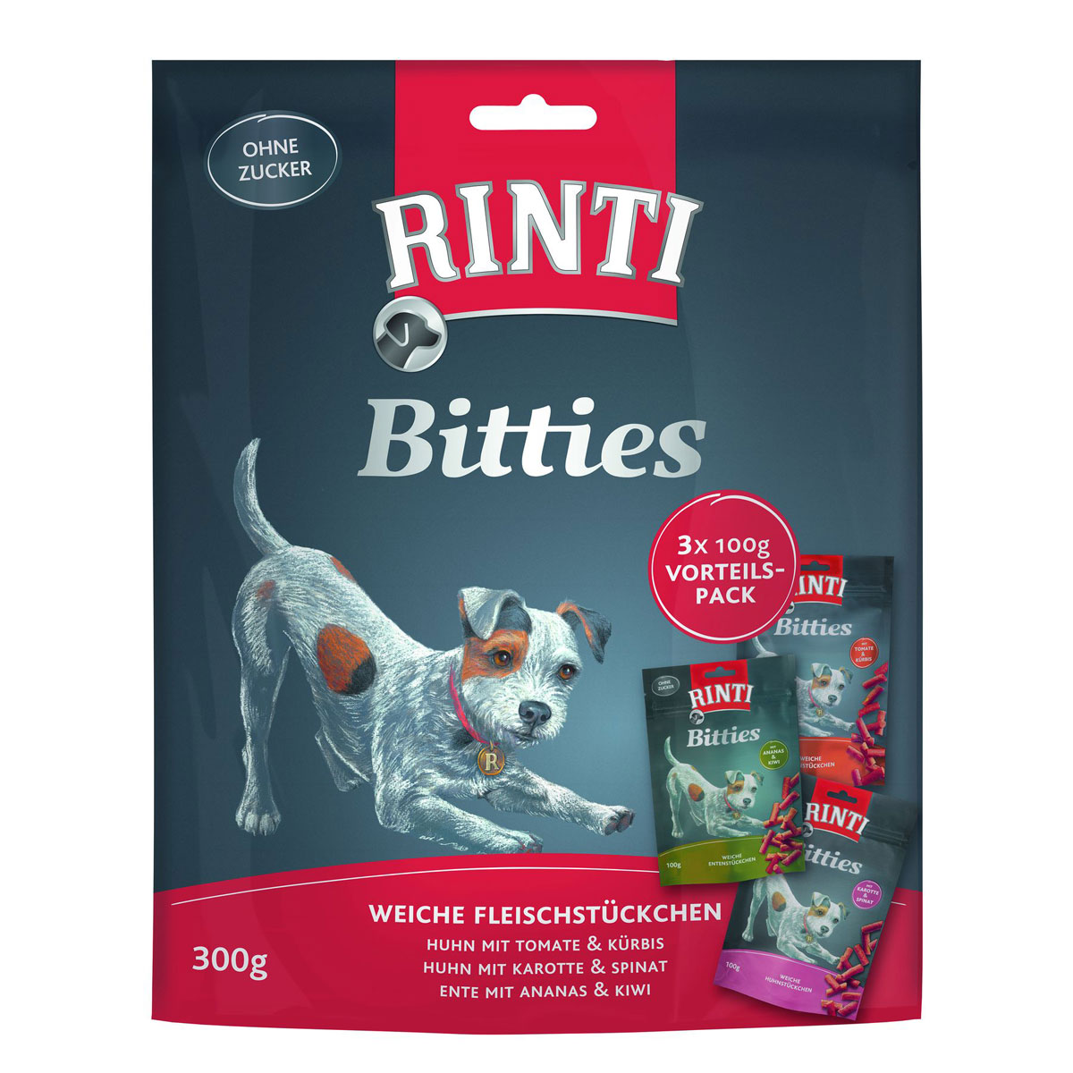 Rinti Snack Bitties Multipack 3 x 100g