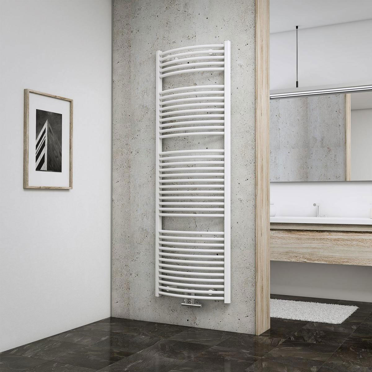 Schulte DesignheizkörperMünchen alpinweiß 60 x 177,5 x 8,6-9,6 cm