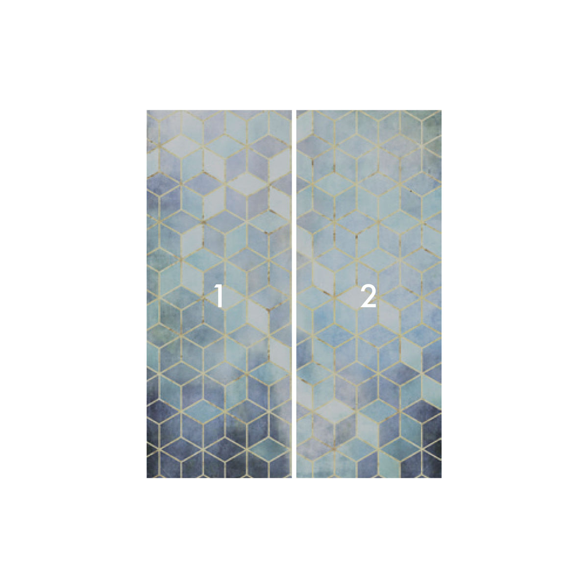 Komar  Vlies Fototapete Mosaik Azzuro 200x250 cm Bild 3