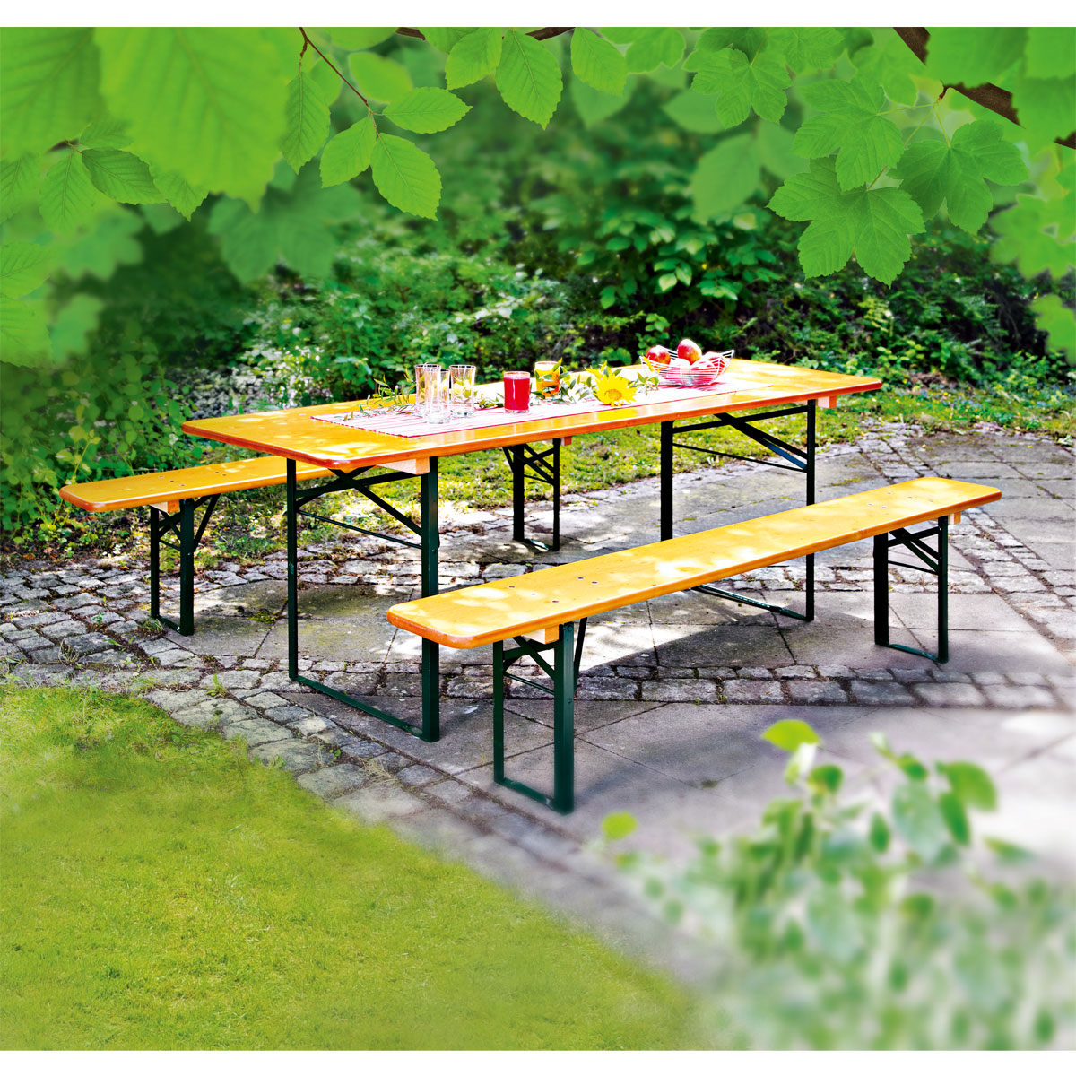 Biertischgarnitur-Set 3-teilig