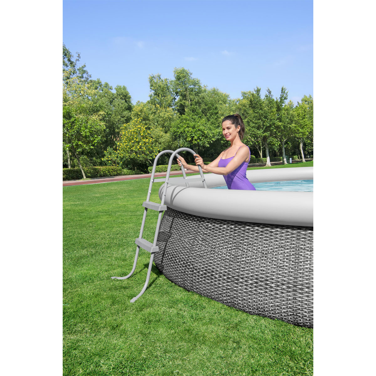 Bestway Poolleiter Flowclear 100 x 45 cm für 76 und 84 cm Höhe Bild 8