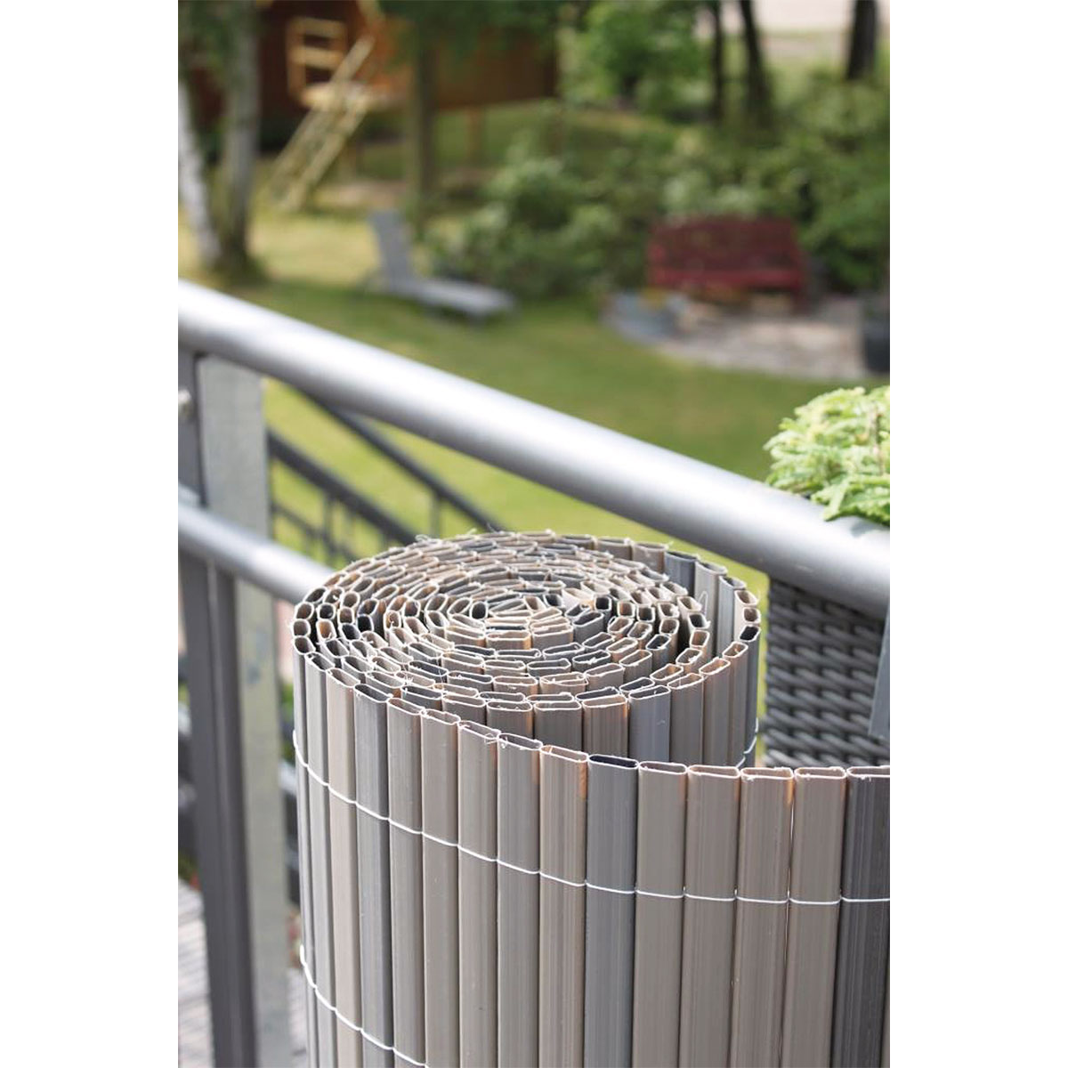 Sichtschutz Rügen lärche-grau 180 x 300 cm Bild 2