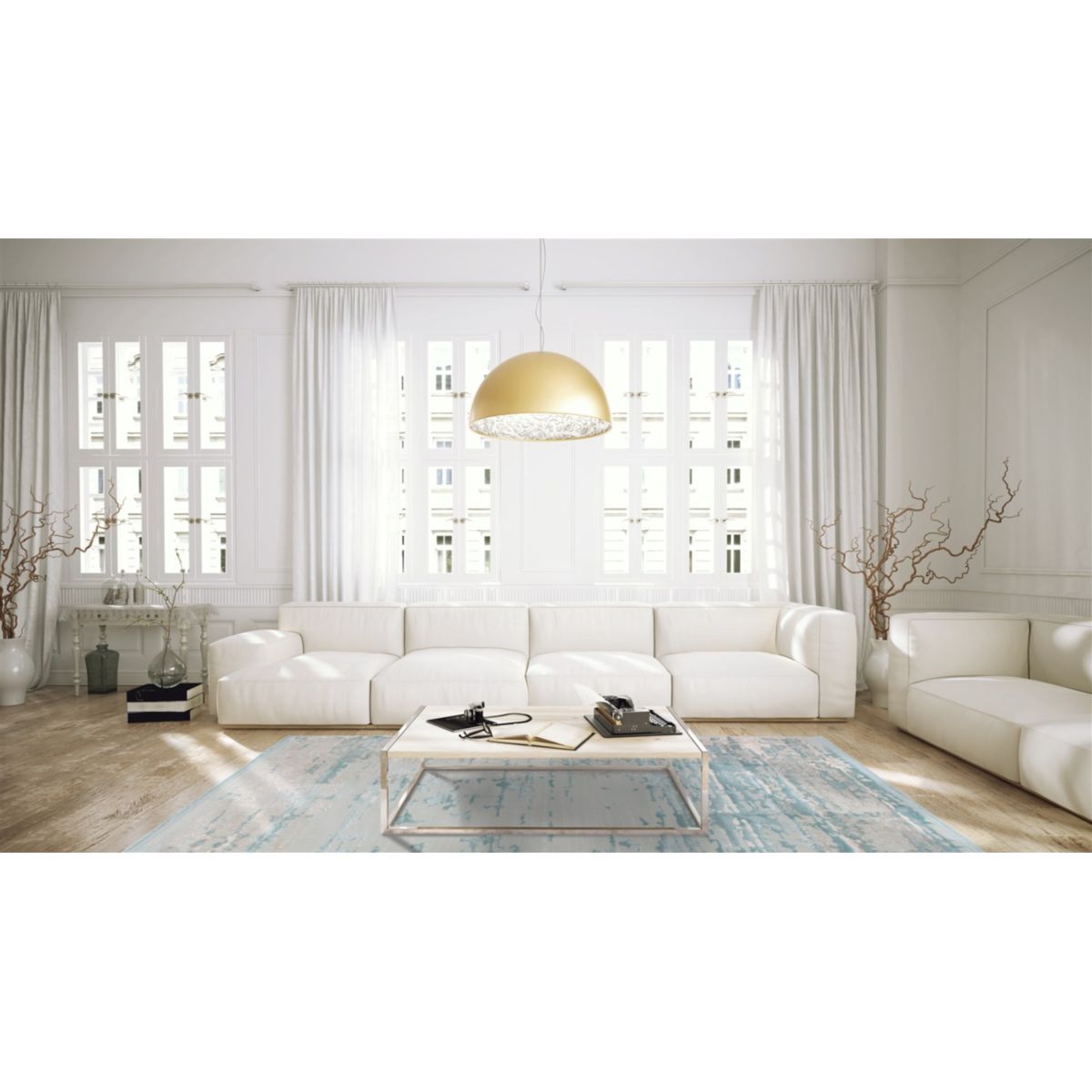 Queen 100 Hellblau 120cm x 170cm Bild 2