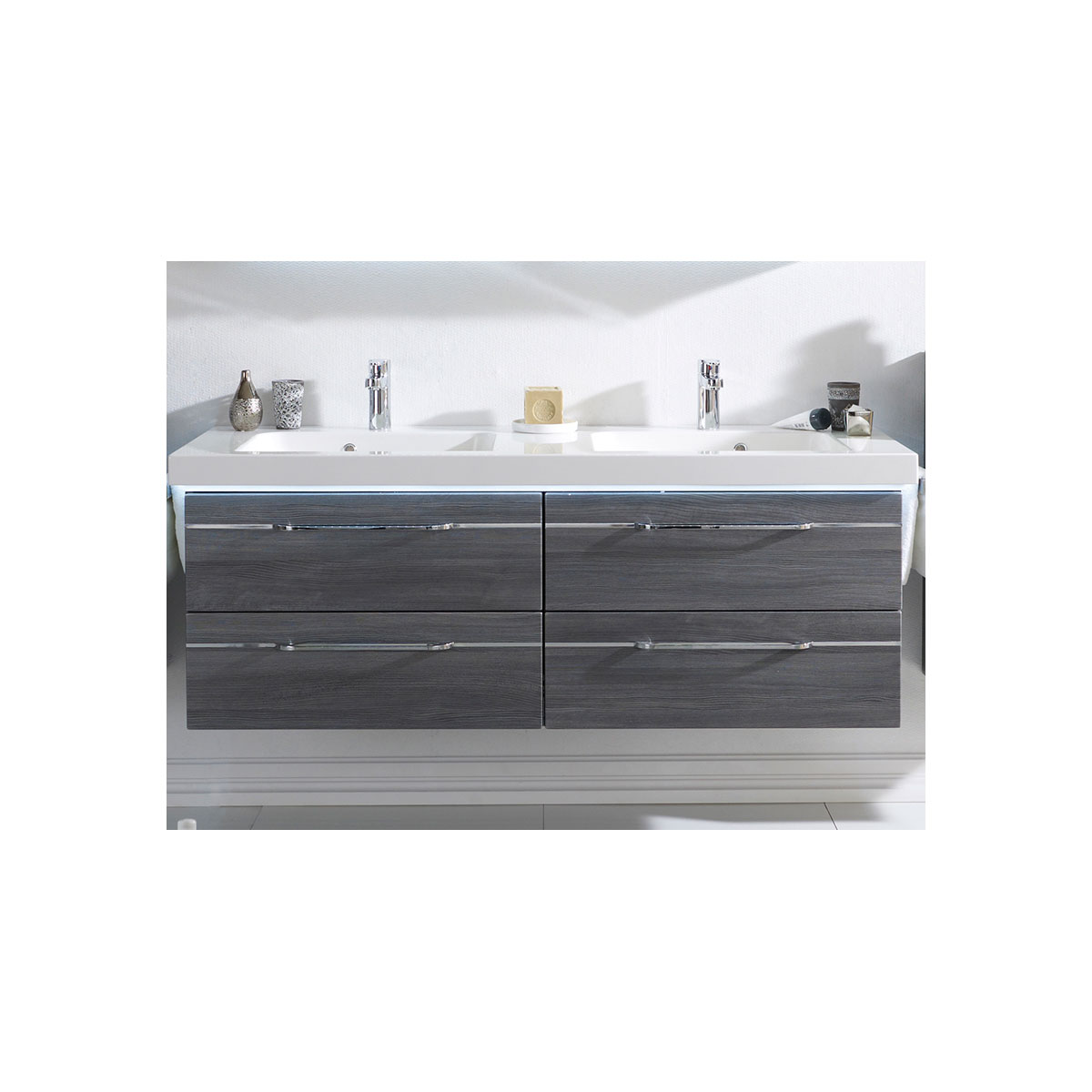Pelipal Waschtischunterschrank Volterra grau Fokus 5015 Bild 2