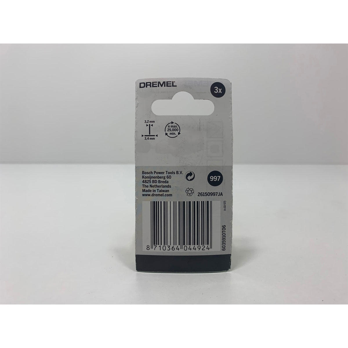 Dremel  Aluminiumoxid-Schleifstein Durchmesser 3,4 mm Bild 2