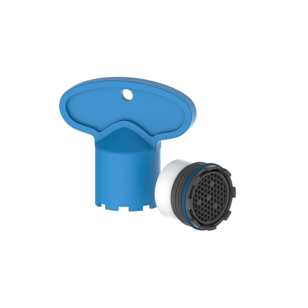 Kirchhoff Mischdüse chrom M16 mit Montageschlüssel