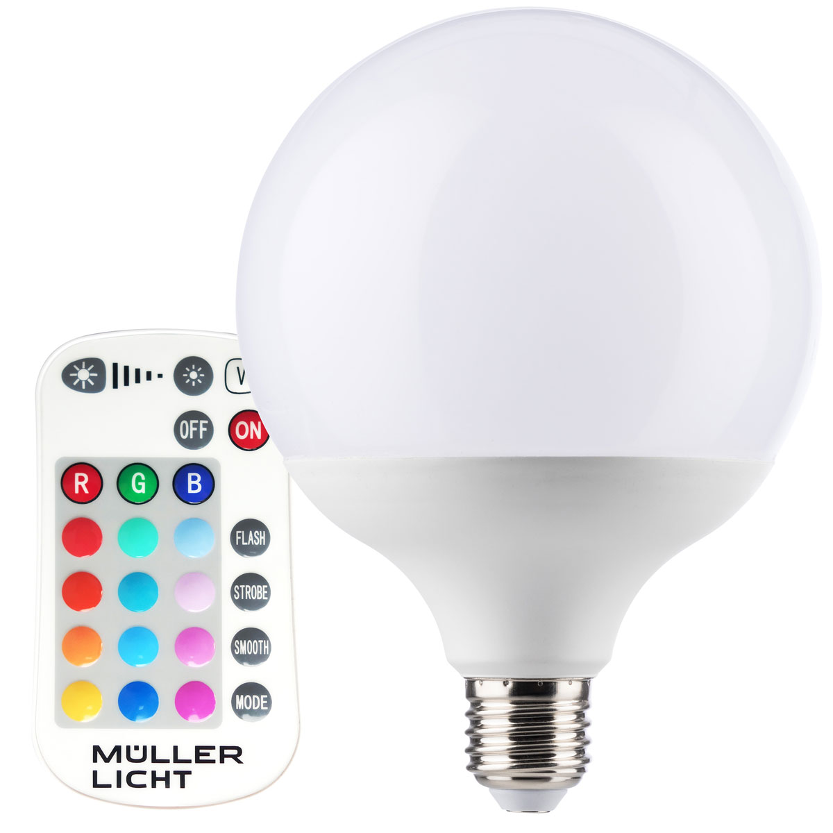 Müller Licht LED-Leuchtmittel E27 10W mit Fernbedienung Bild 2