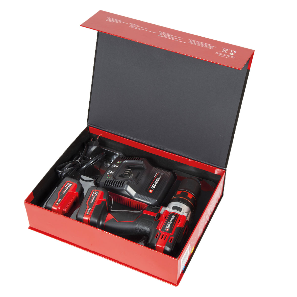 Einhell Akku-Schlagbohrschrauber-Set TE-CD 12/1 Li-i 4-teilig Bild 3