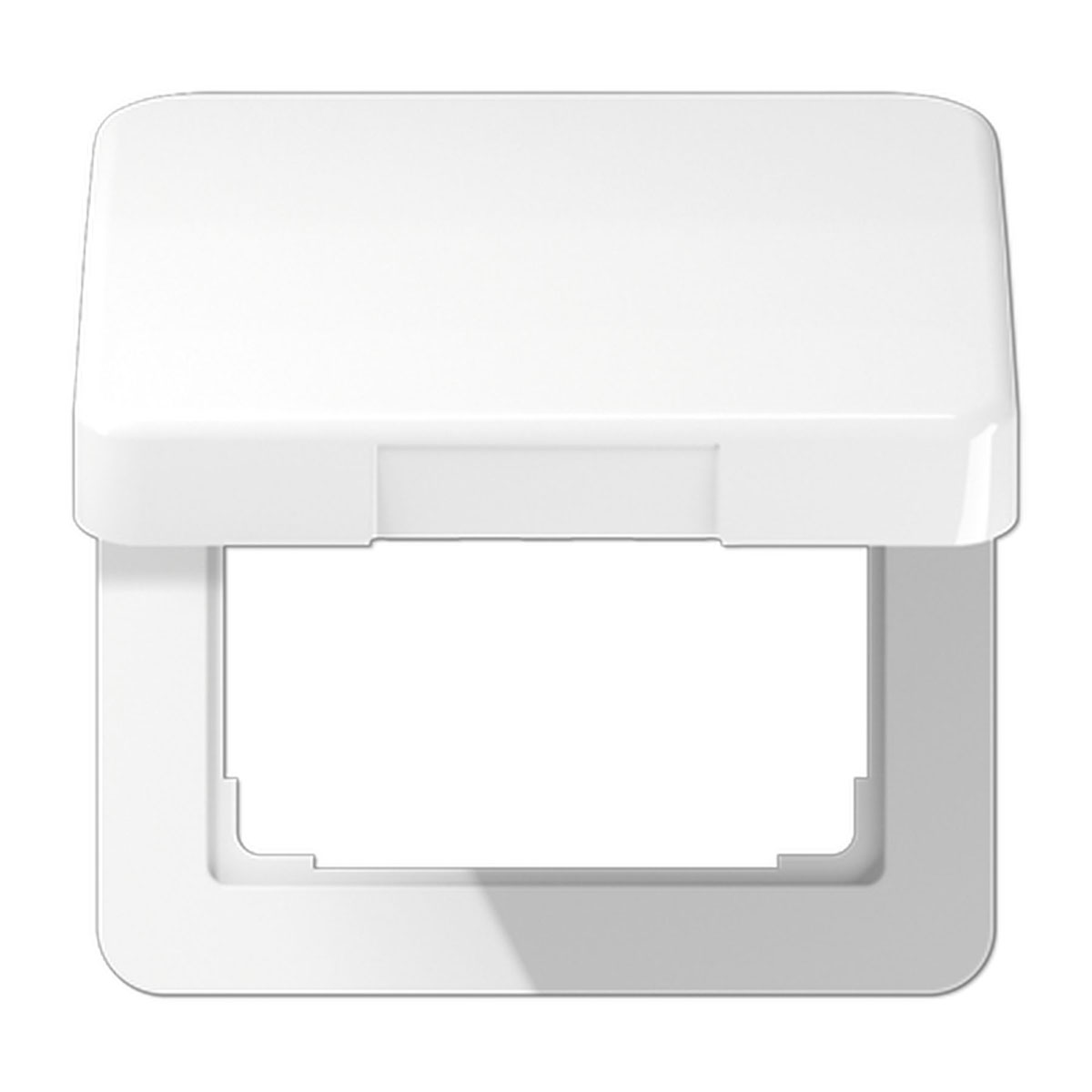 Jung Klappdeckel CD 500 alpinweiß 50 x 50 mm