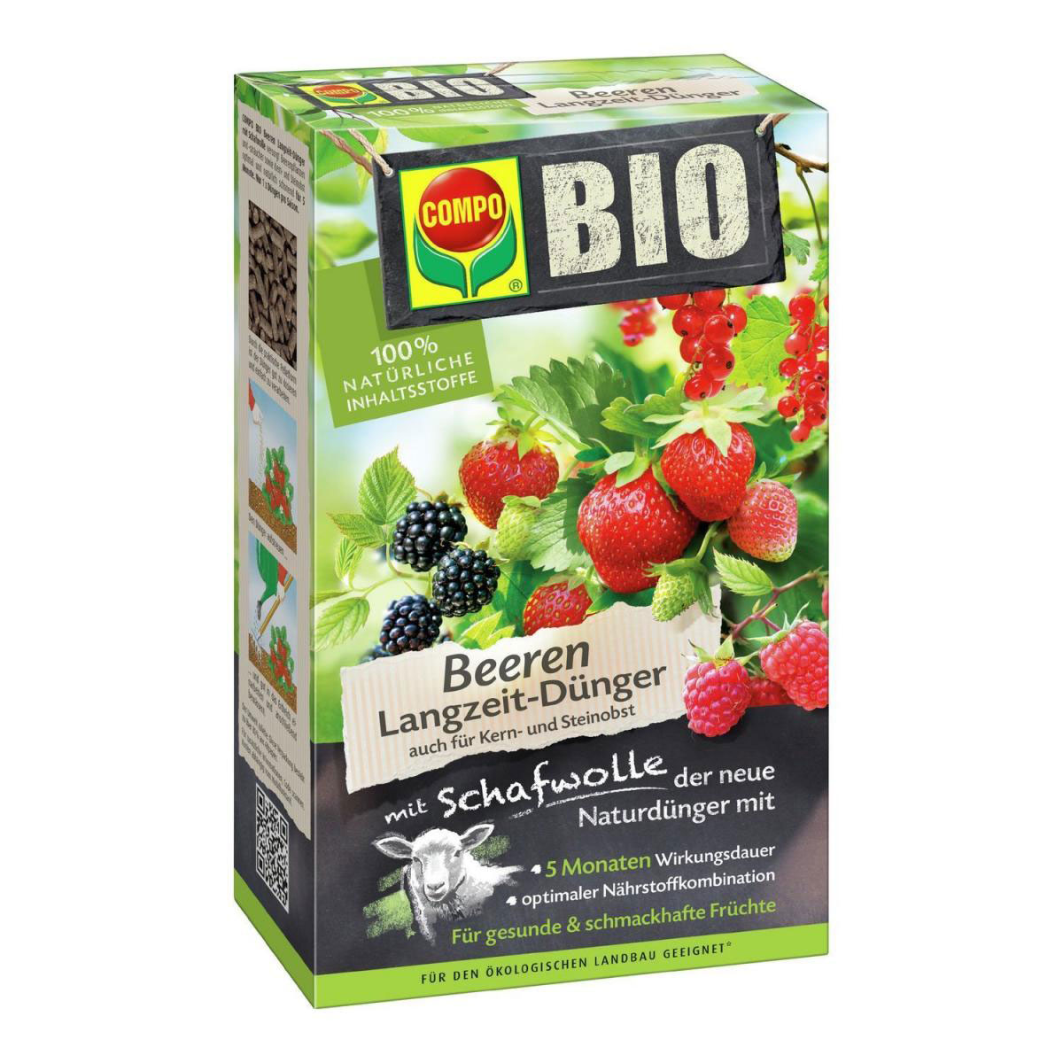 Compo BIO Beeren Langzeit-Dünger mit Schafwolle 0,75 L Bild 3