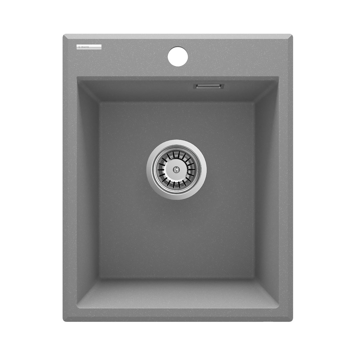 deante  1 Becken Granitspüle ERIDAN ohne Abtropffläche grau metallic