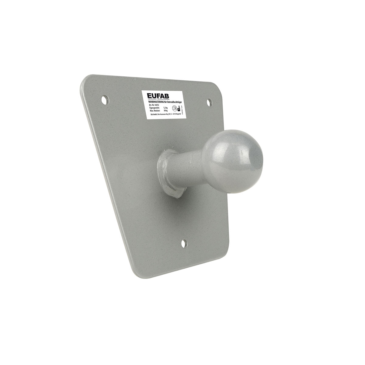 EUFAB Wandhalterung für Fahrradträger kurz Bild 1