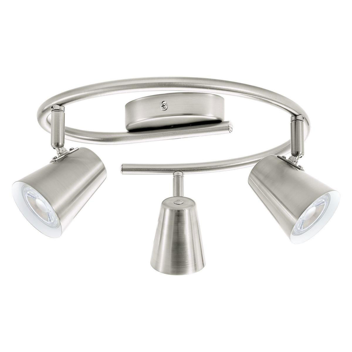 Eglo LED-Spotserie Travale 3 G-Form nickel/weiß
