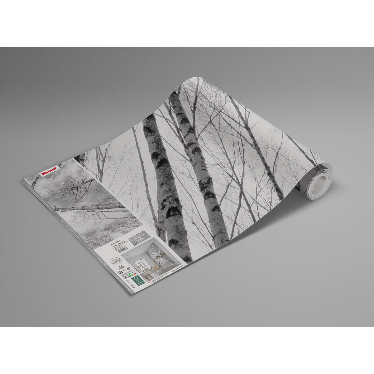 Komar  Vlies Fototapete Weiss-Blau 450x280 cm Bild 8