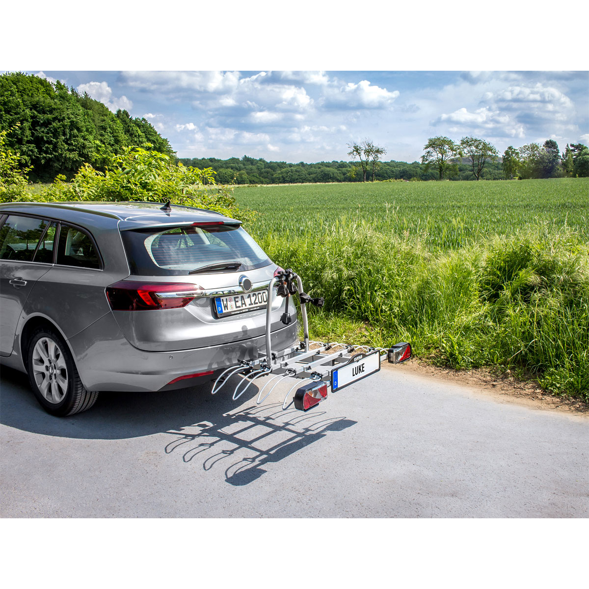 EUFAB Fahrrad-Kupplungsträger Luke für 4 Fahrräder Bild 2