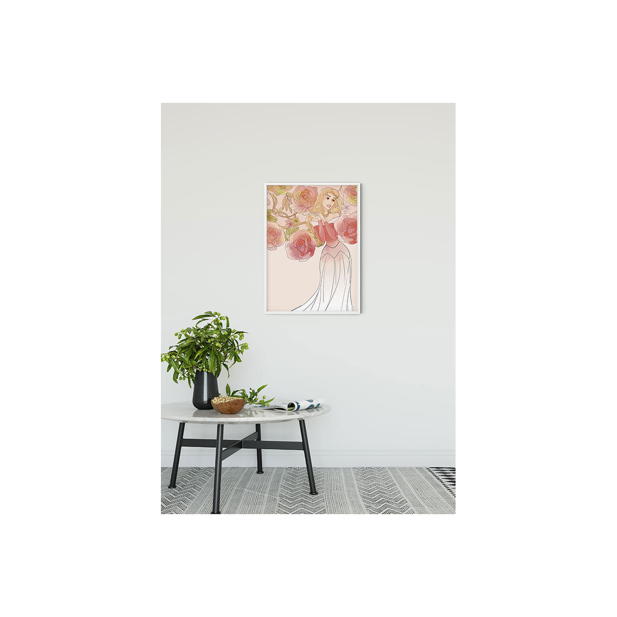 Komar  Wandbild Sleeping Beauty Roses 50x70 cm