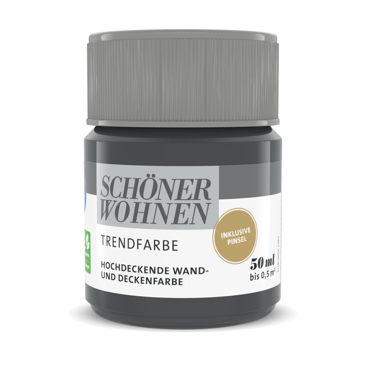 Schöner Wohnen Farbe  Wandfarbe Trendfarbe new black 50 ml