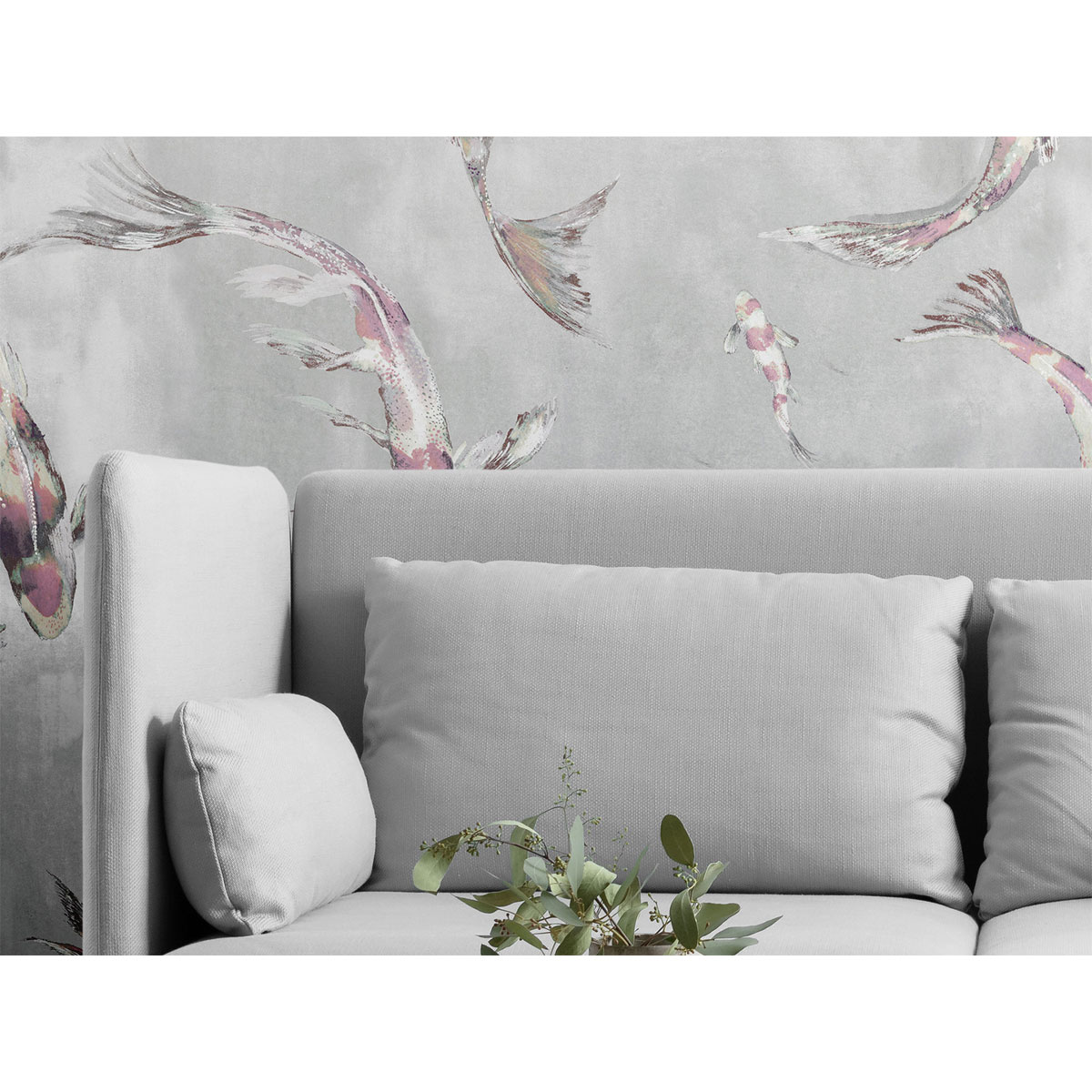 Komar  Vlies Fototapete Koi 300x280 cm Bild 8