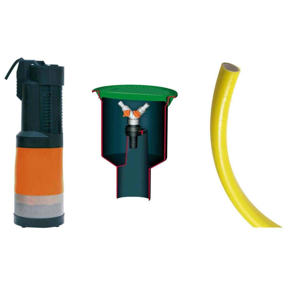 4rain Flachtank Flat M Garten-Comfort Paket 6000 L Bild 5