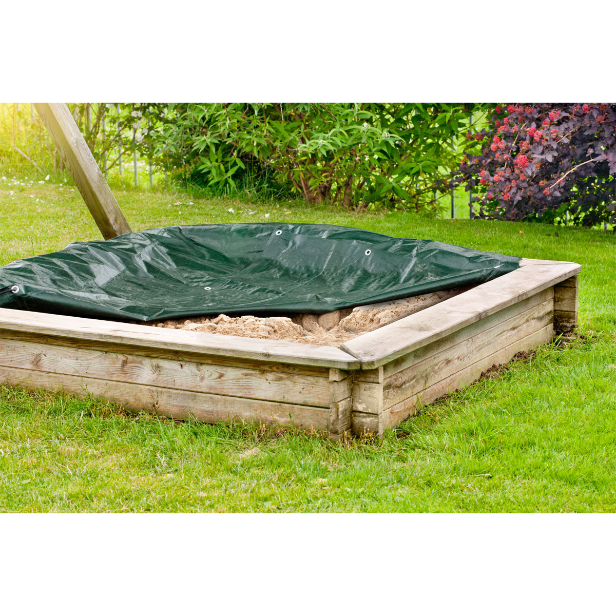 Sandkasten-Abdeckung 1,4 x 1,4 m Bild 2